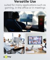 Goobay USB-A 3.0 apa - RJ45 Hálózati Kábel 10m - Fehér