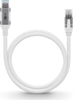 Goobay USB-A 3.0 apa - RJ45 Hálózati Kábel 10m - Fehér