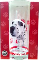 PRC Dalmata 300ml Üdítős Üveg pohár - Átlátszó / Mintás