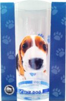 PRC Golden Beagle 300ml Üdítős Üveg pohár - Átlátszó / Mintás