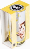 PRC Norvég macska 300ml Üdítős Üveg pohár - Átlátszó / Mintás