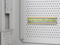 Lanberg 19" Fali rack szekrény 6U 540x200mm - Szürke
