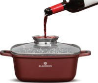 Blaumann BL-4091 Cerastone Főzőedény üveg fedővel Ø 22cm 3.5L - Bronz