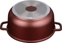 Blaumann BL-4080 Cerastone Fazék Üveg fedővel Ø 26cm 5.5L - Bronz