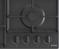 Gorenje GW641BFB Beépíthető 4 zónás Gáz Főzőlap - Fekete