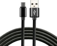 everActive USB-A apa - USB-C apa Adat- és töltőkábel 1m - Fekete