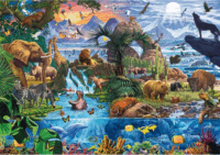 Schmidt Spiele Panoráma az állatvilágra 1500 darabos puzzle