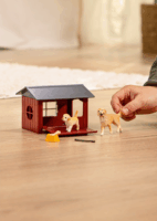 Schleich 42722 Farm World Kutyaól retrieverekkel figura