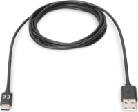 Digitus USB-A apa - USB-C apa Adat- és töltőkábel 1m - Fekete