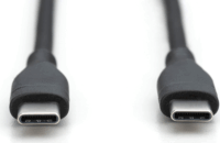 Digitus USB-C apa - USB-C apa Adat- és töltőkábel 2m - Fekete