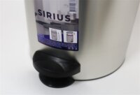 Eurogold Sirius 5 literes pedálos műanyag szemetes - Ezüst