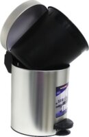 Eurogold Sirius 5 literes pedálos műanyag szemetes - Ezüst