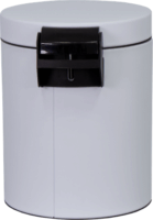 Eurogold Sirius 5 literes pedálos műanyag szemetes - Fehér