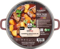 Blaumann BL-4084 Cerastone Aluminium Fazék Üveg fedővel Ø 36cm 13,5L - Bronz