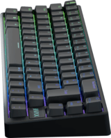 AVAX GM01 65% Brown Switch Mechanikus USB-C RGB Billentyűzet HUN - Fekete