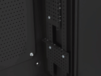 Lanberg 19" Fali rack szekrény 6U 540x200mm - Fekete