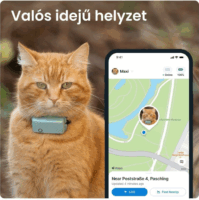 Tractive GPS CAT Mini Okos Nyomkövető macskáknak - Menta