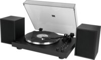 Sencor STT 650SBA Bluetooth Bakelit Vinyl lemezjátszó hangfal szettel - Fekete / Ezüst