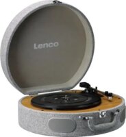 Lenco LS-66GY Bakelit Vinyl lemezjátszó hordozható kofferben - Szürke