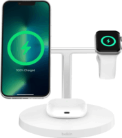 Belkin Boost Charge Pro Qi2 3in1 Mágneses Töltő Dokkoló 15W - Fehér