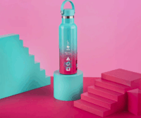 Bialetti Squid Game Termosz 600ml - Rózsaszín/Türkiz