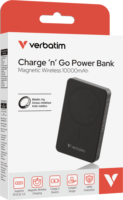 Verbatim 32227 Essential MagSafe Wireless Power Bank 10000mAh 20W - Fekete