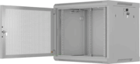Lanberg 19" Fali rack szekrény 9U 600x450mm - Szürke
