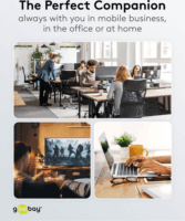 Goobay 74460 USB-C HUB 4-port - Szürke