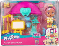 Cry Babies Playtime Maddy játszószobája játékszett 14 darab kiegészítővel