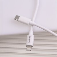 Maxlife MXTC-06 USB-C Hálózati Töltő adapter 20W + 1m Lightning Kábel - Fehér