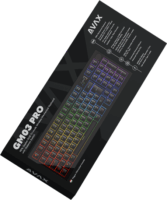 AVAX GM03 PRO 98% Gasket tri-mode Red Switch Wireless RGB Billentyűzet HUN - Fekete