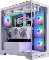 ADATA XPG Invader X Midi Torony Számítógépház + 5db 120mm RGB ventilátor - Fehér