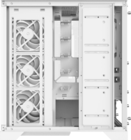 ADATA XPG Invader X Midi Torony Számítógépház + 5db 120mm RGB ventilátor - Fehér