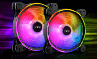 Adata XPG Hurricane RGB 140mm PWM Rendszerhűtő ventilátor - Fekete