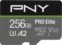 PNY 256GB Pro Elite MicroSDXC CL10 Memóriakártya