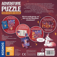 KOSMOS 684853 Adventure Puzzle: A vulkánok mélyén 258 darabos puzzle