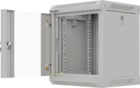 Lanberg 10" Fali rack szekrény 6U 300x300mm - Szürke