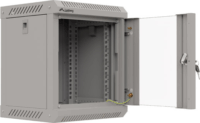 Lanberg 10" Fali rack szekrény 6U 300x300mm - Szürke