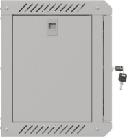 Lanberg 10" Fali rack szekrény 6U 300x300mm - Szürke