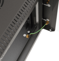 Lanberg 10" Fali rack szekrény 6U 300x300mm - Fekete