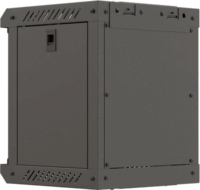 Lanberg 10" Fali rack szekrény 6U 300x300mm - Fekete