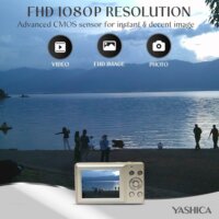 Yashica DigiPix 100 Kompakt Digitális Fényképező 44Mpx / FullHD - Ezüst
