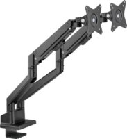 Goobay 70814 17" - 32" LCD TV / Monitor asztali tartó kar - Fekete (2 kijelző)