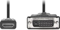 Nedis CCGL34800BK30 HDMI - DVI-D Kábel 3m - Fekete