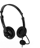 Genius HS-230U Vezetékes Fejhallgató headset - Fekete