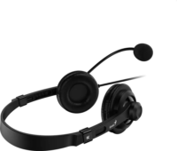 Genius HS-230U Vezetékes Fejhallgató headset - Fekete