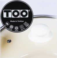 TOO LINE BLUE Lábas Üveg Fedővel Ø 22cm 3,65L - Kék