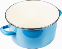 TOO LINE BLUE Lábas Üveg Fedővel Ø 22cm 3,65L - Kék