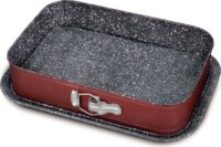 Blaumann BL-4100 Cera Stone Szögletes csatos tortaforma 39 x 27 cm - Barna