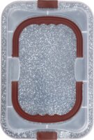 Blaumann BL-3891 Cera Stone Sütőtepsi fedővel 36,5 x 24,5 x 5,5 cm - Barna